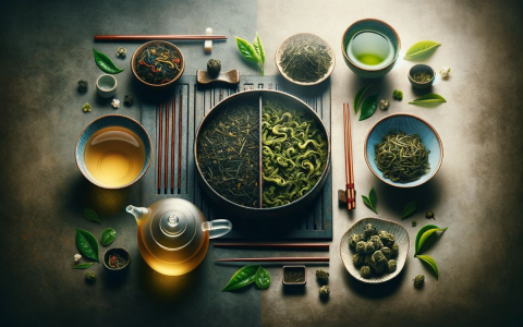 japanese and green tea