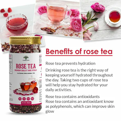 benefits of drinking rose tea