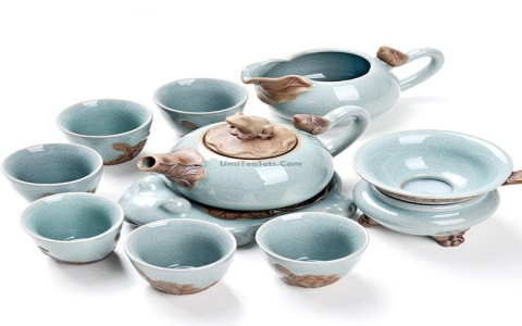 Premium Chinese China Tea Set: Traditional Porcelain Tea Set for Elegant Tea Time