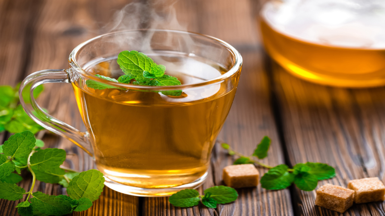 cup green tea