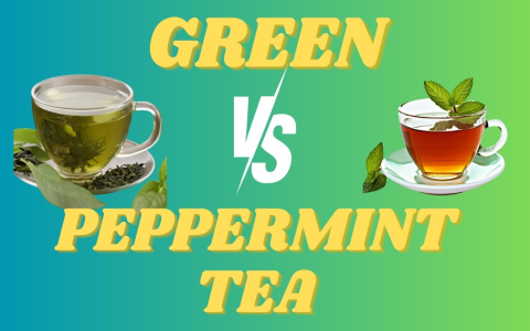 green tea and peppermint