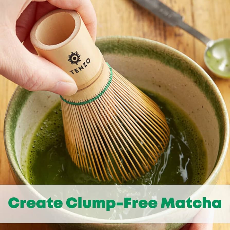 matcha green tea bamboo whisk