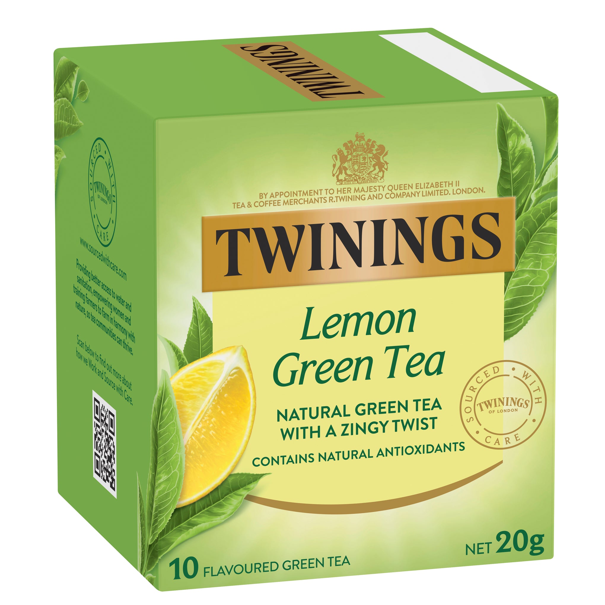 green tea and lemon tea