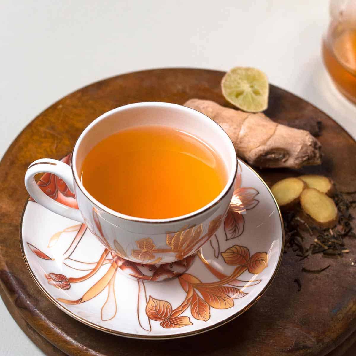 ginger green tea