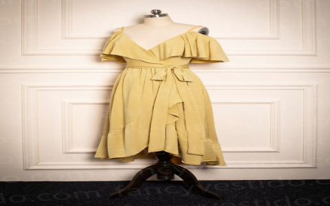 tea length yellow dress