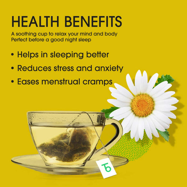 green tea and chamomile tea together