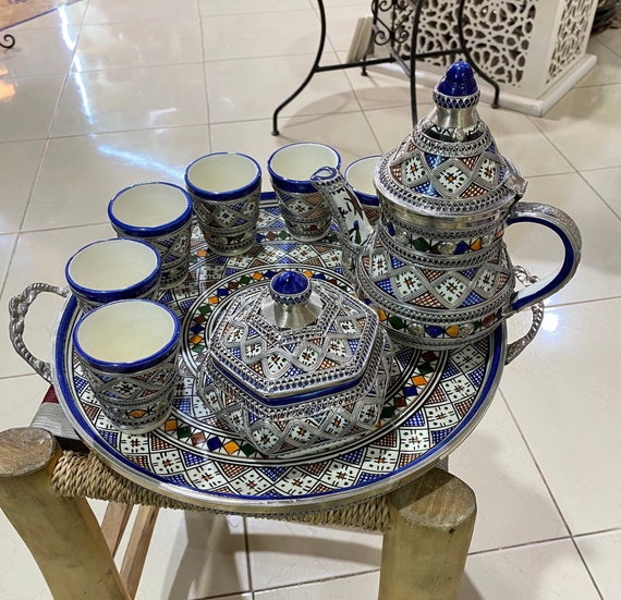 Authentic Moroccan Tea Set: Handcrafted Sets for Tea Lovers