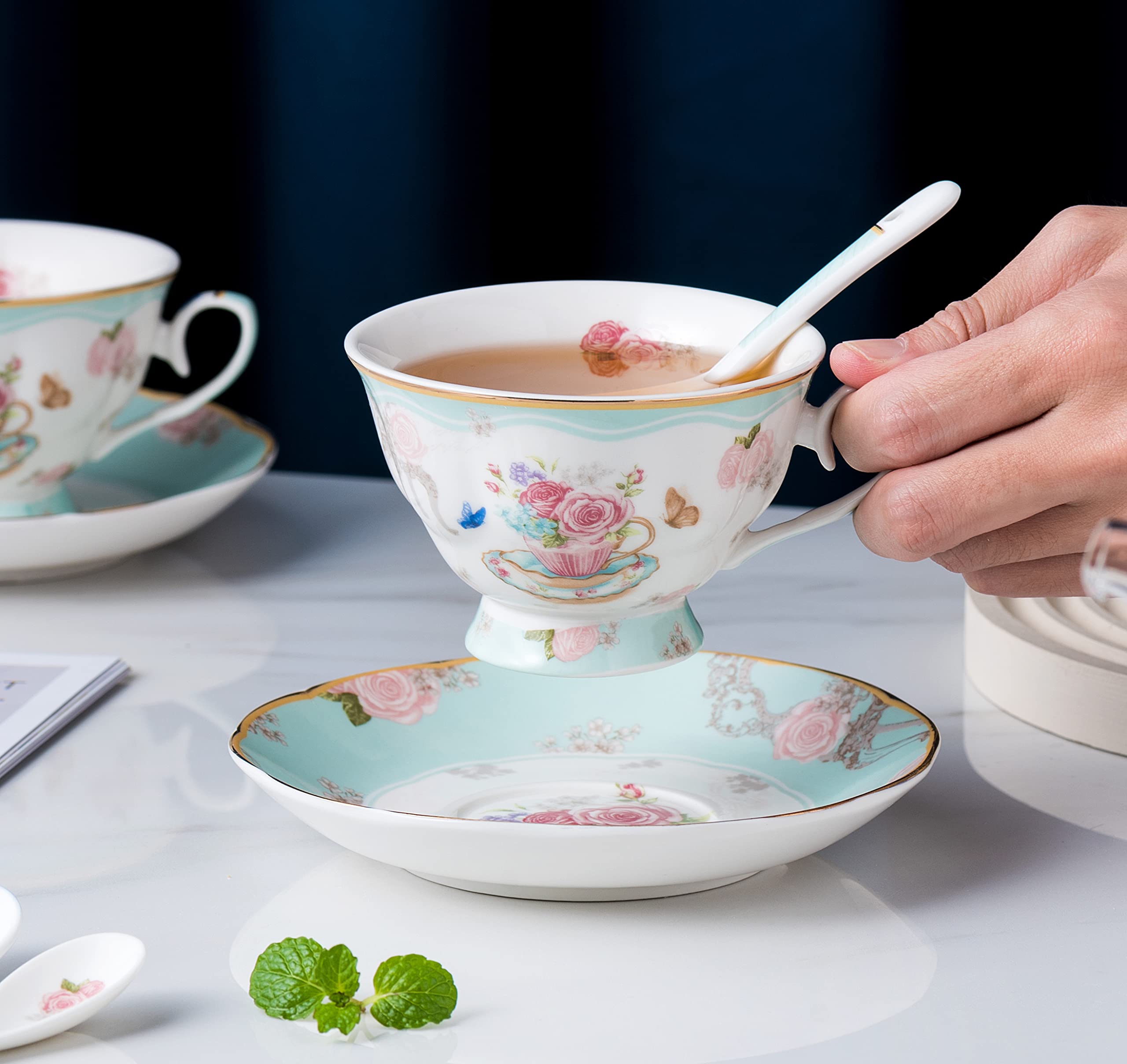 Discover Unique Fine China Tea Sets with Floral & Vintage Designs
