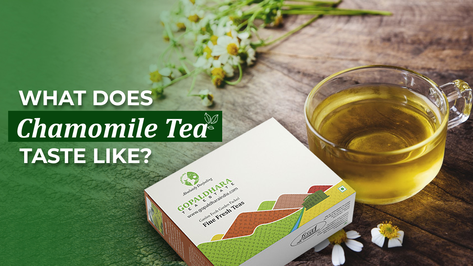what does chamomile tea taste like