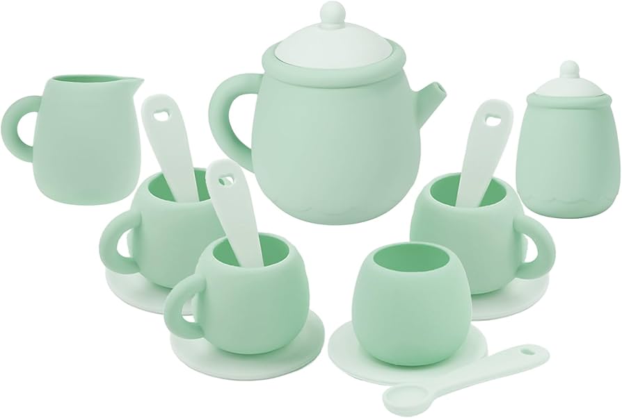 Silicone Kiddies Tea Set - Safe, Fun, and Ideal for Toddler Playtime