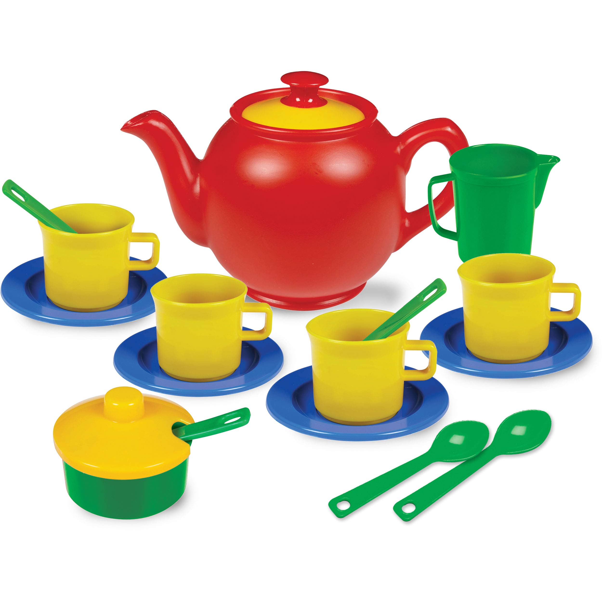 Durable Plastic Tea Set for Children – BPA Free & Phthalates Free Pretend Play Toy