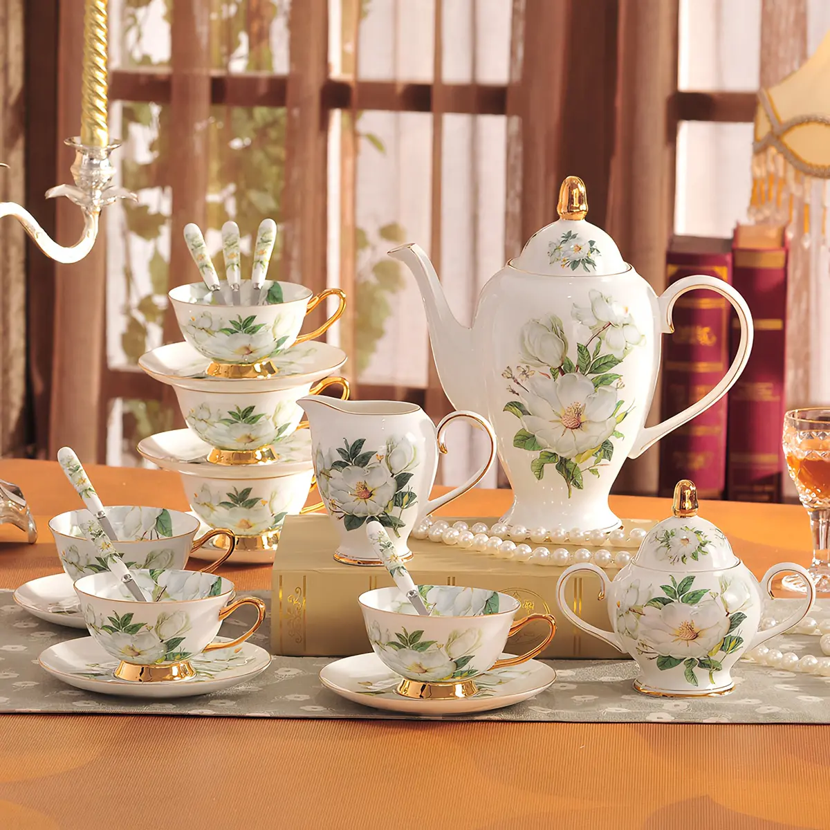 antique china tea set