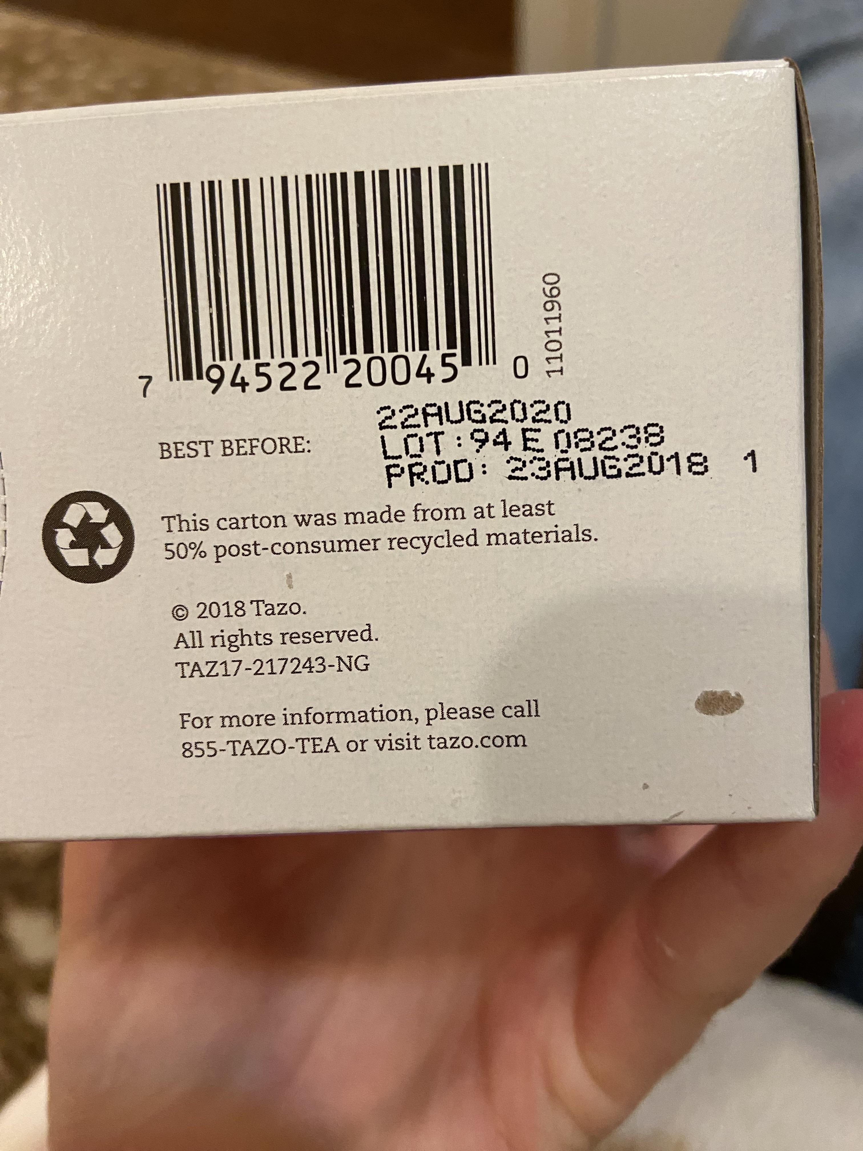can tea bags expire