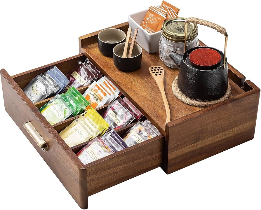 Elegant Tea Set Caddy: Organize and Preserve Your Tea Collection