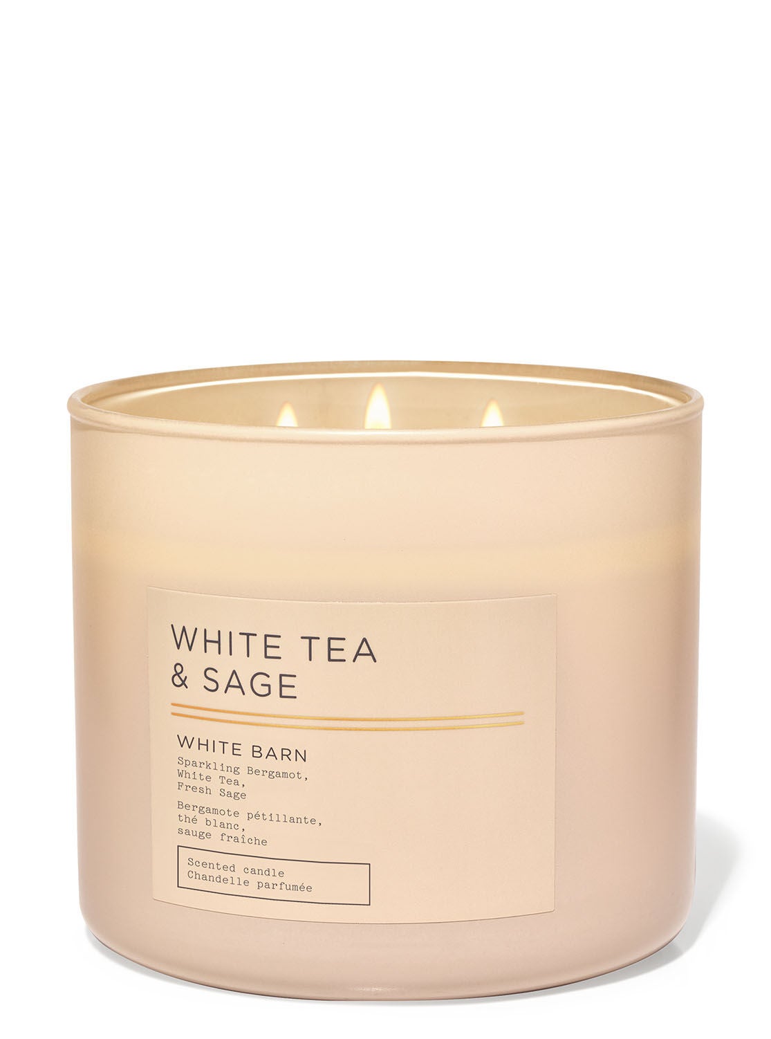 white tea and sage candle