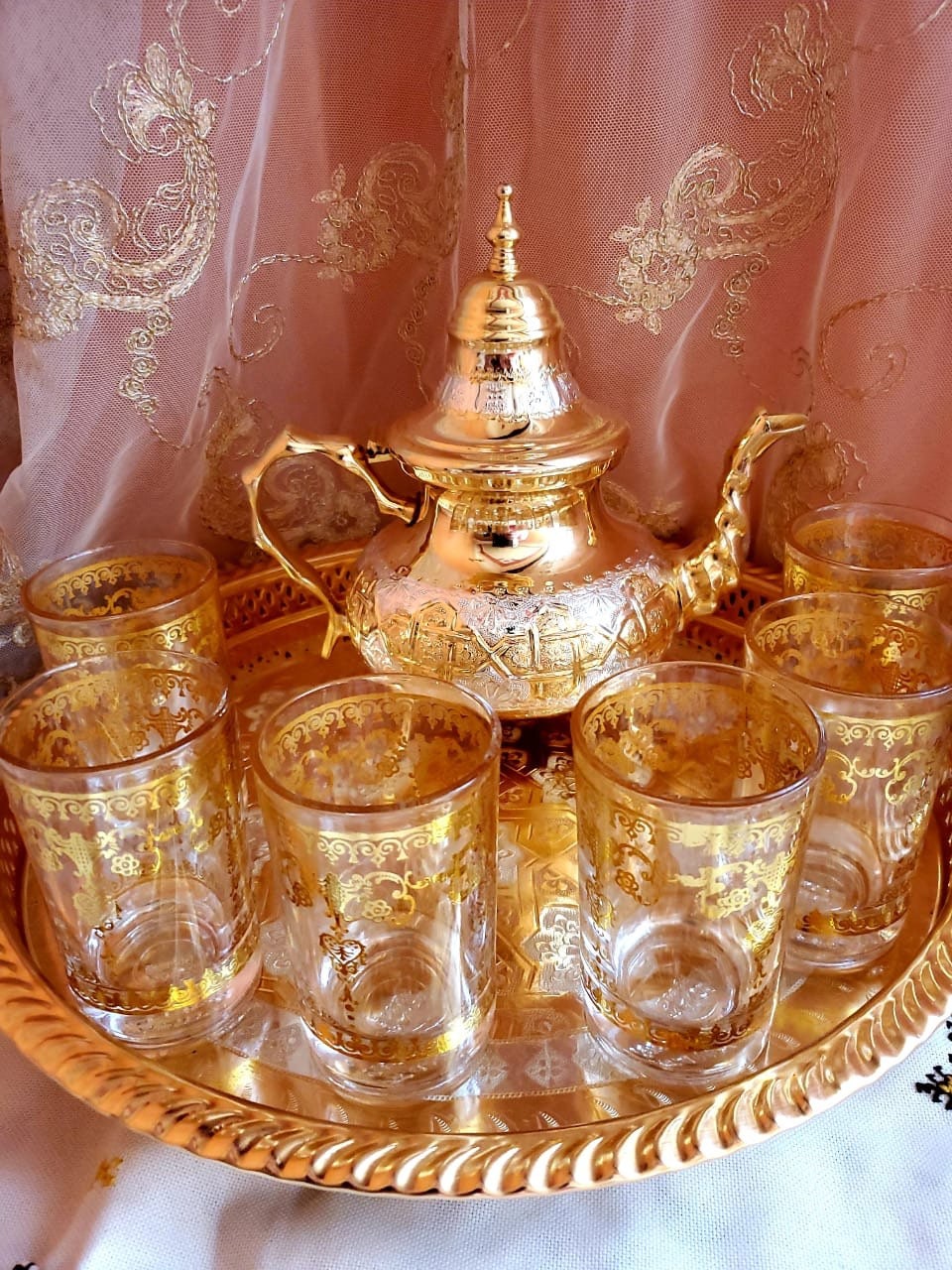 Authentic Moroccan Tea Set: Handcrafted Sets for Tea Lovers