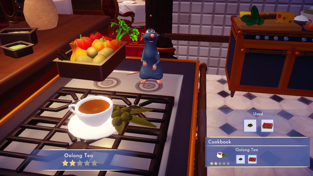 how to make oolong tea dreamlight valley