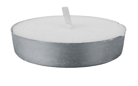 white tea candle