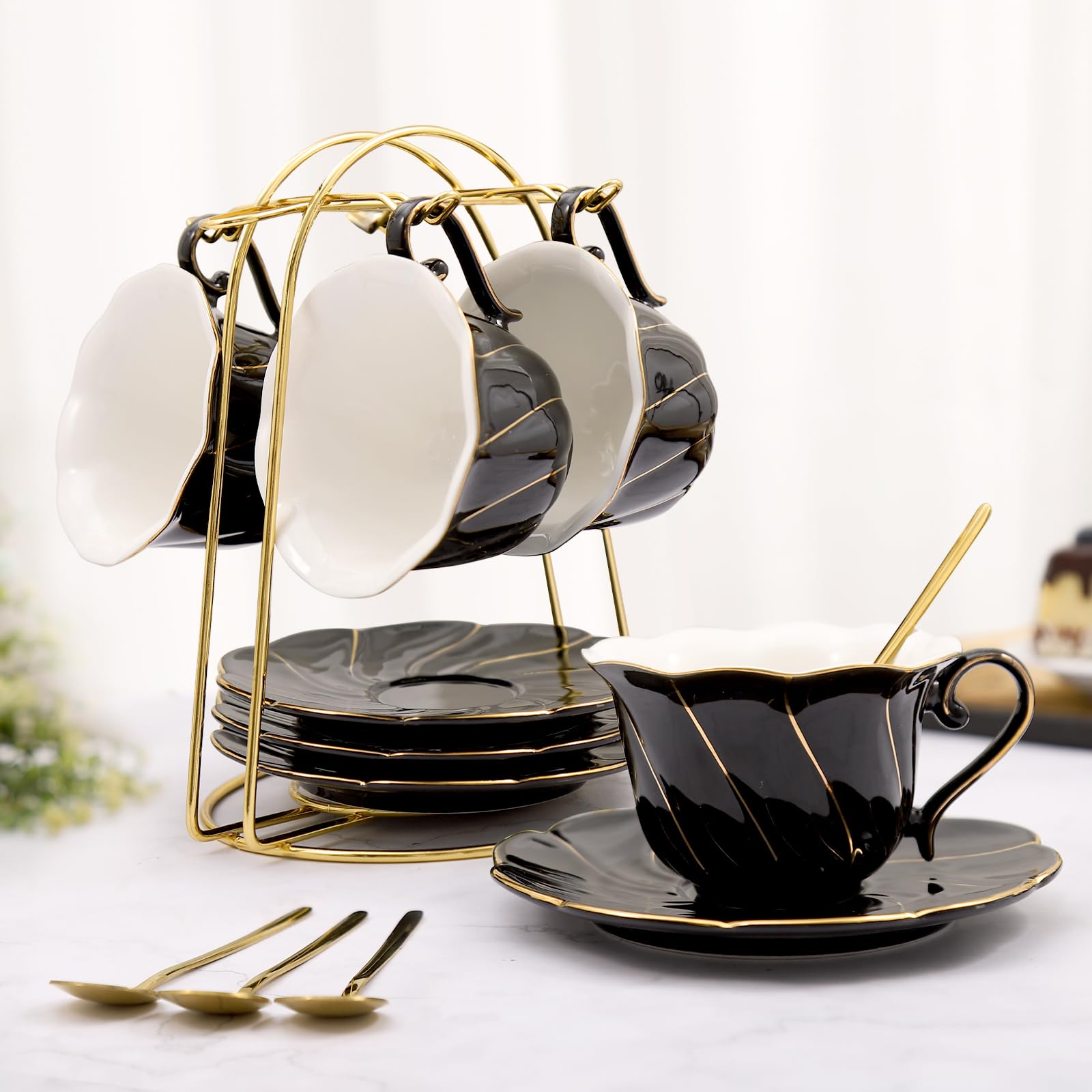 Shop Premium Black Tea Cups - Classic, Modern, and Luxury Designs