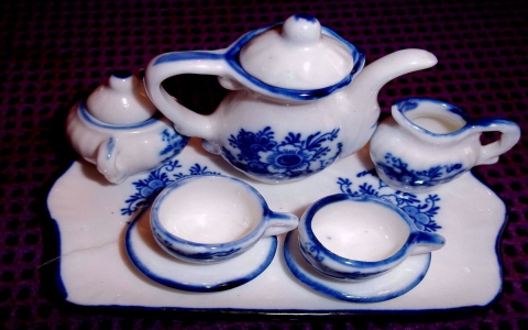Shop Exquisite Blue Tea Sets: Porcelain, Ceramic & More