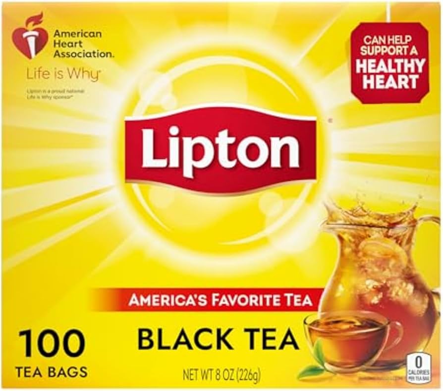 Discover the Best Lipton Black Tea - Natural, Full of Flavor and Antioxidants
