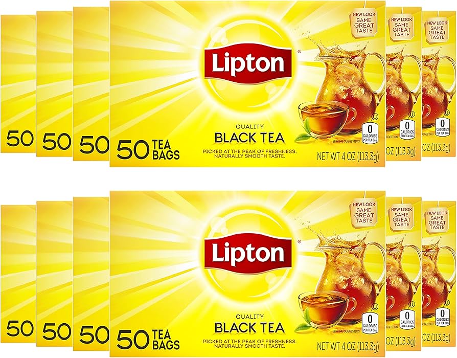 Enjoy the Full-Bodied Flavor of Lipton Black Tea – Buy Now for Freshness