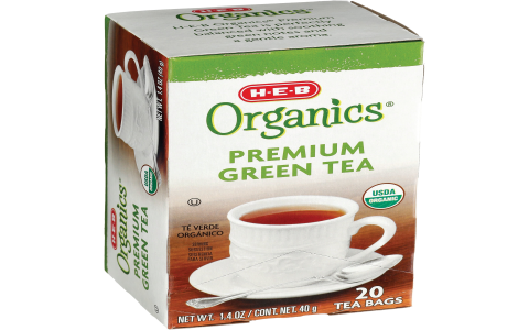 green tea bag