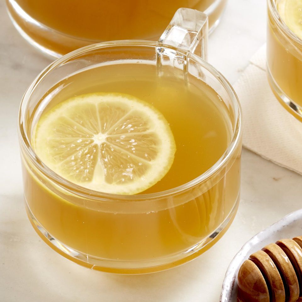 green tea with honey