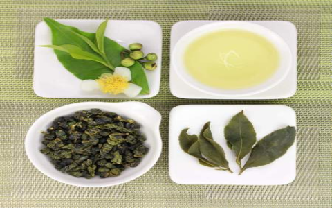 oolong and green tea