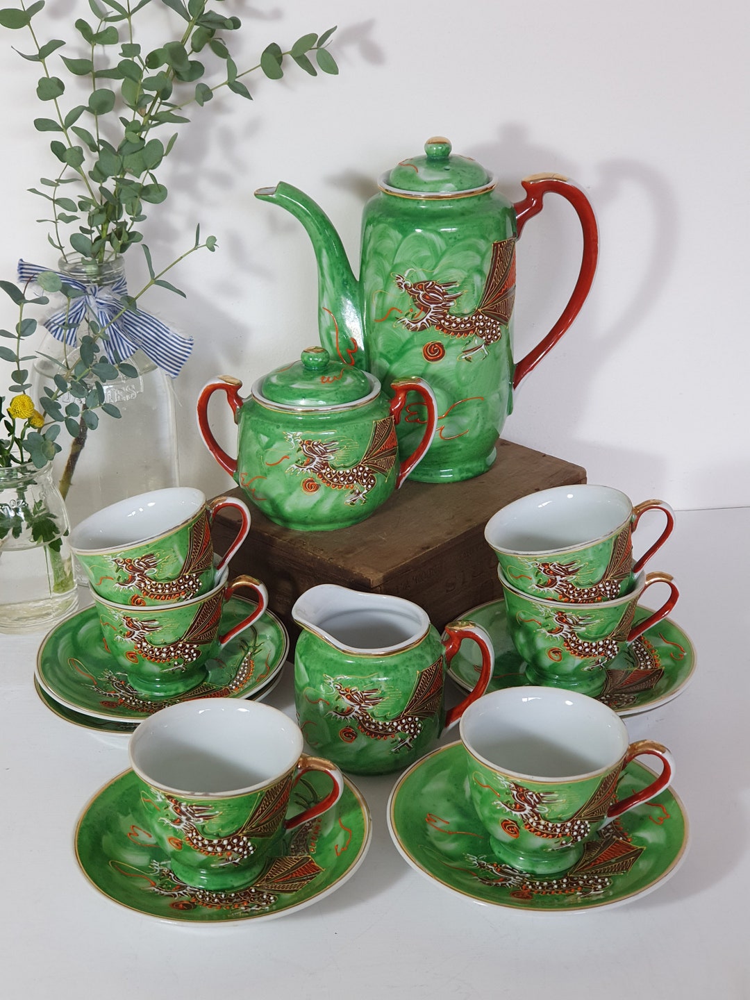 Explore Rare Antique Asian Tea Sets: Authentic Japanese and Chinese Ceramic Sets