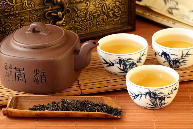 chinese tea in chinese