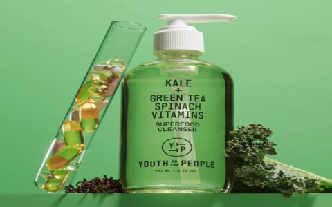 kale green tea cleanser
