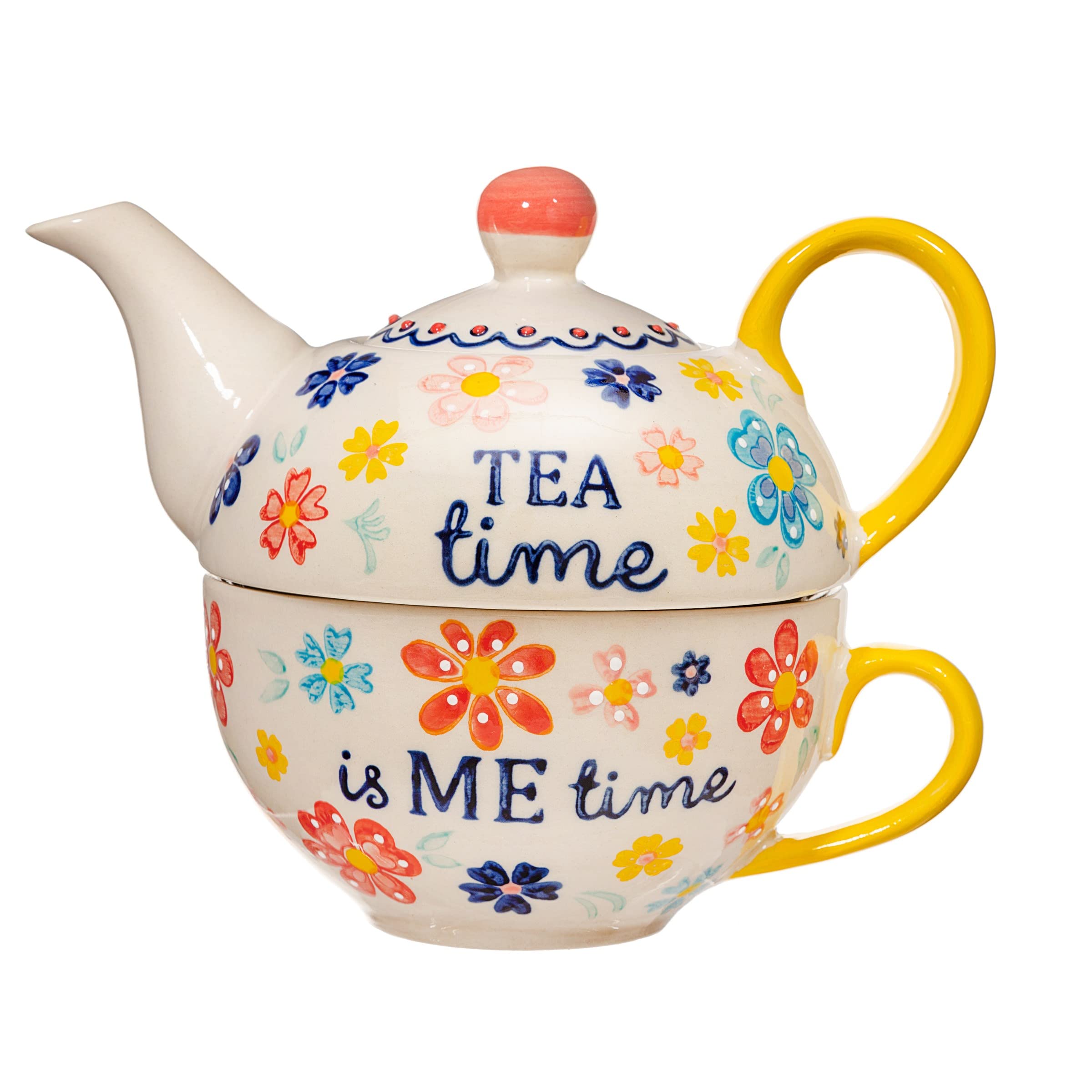 Sass Belle Tea Set: Folk Floral and Animal Prints Available