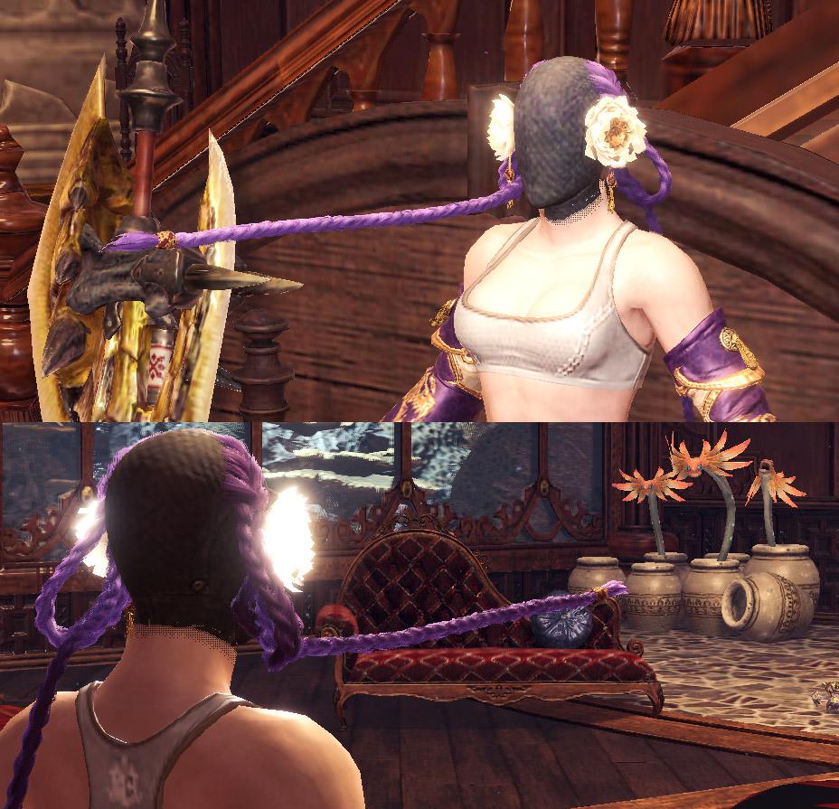 oolong hair mhw