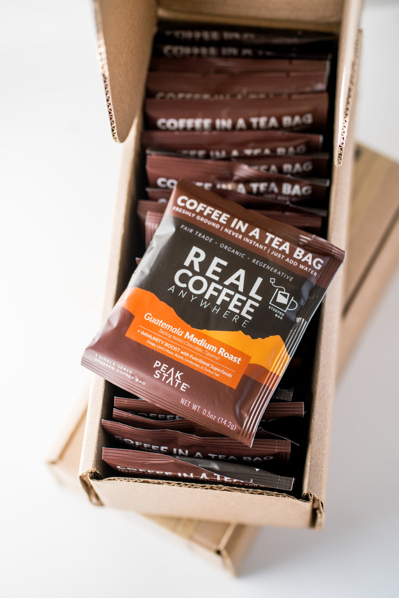 coffee bags tea bags
