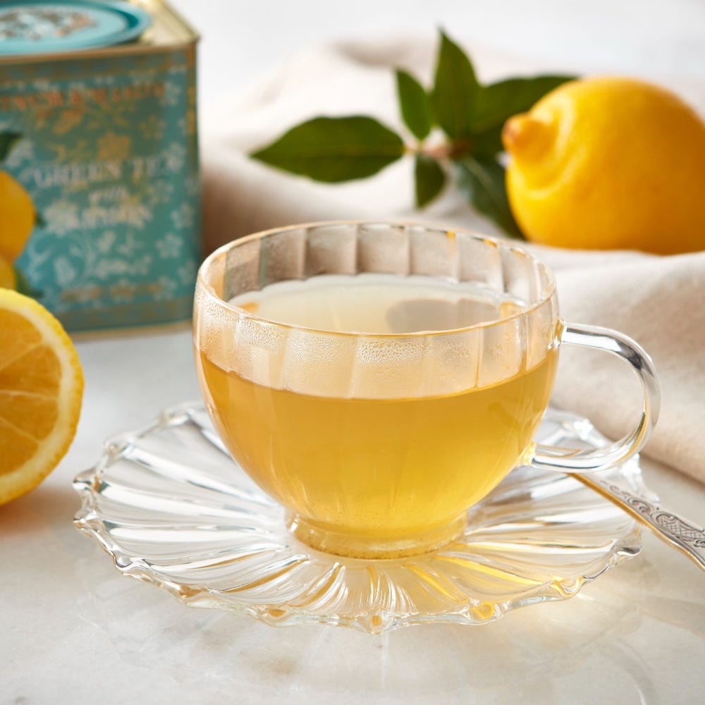 lemon tea and green tea