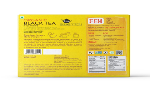 Experience the Rich Flavor of Lipton Organic Black Tea