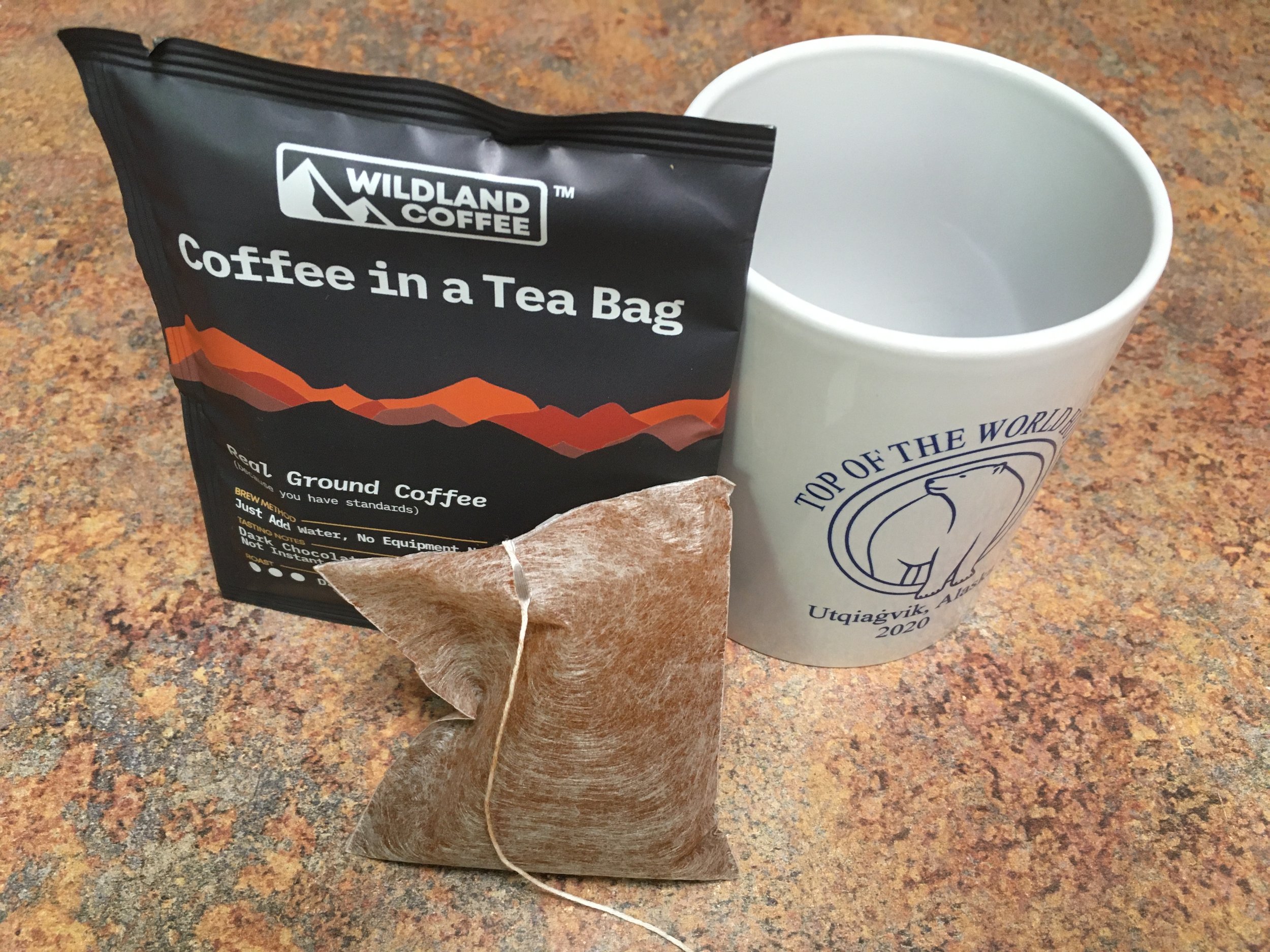 coffee in tea bag