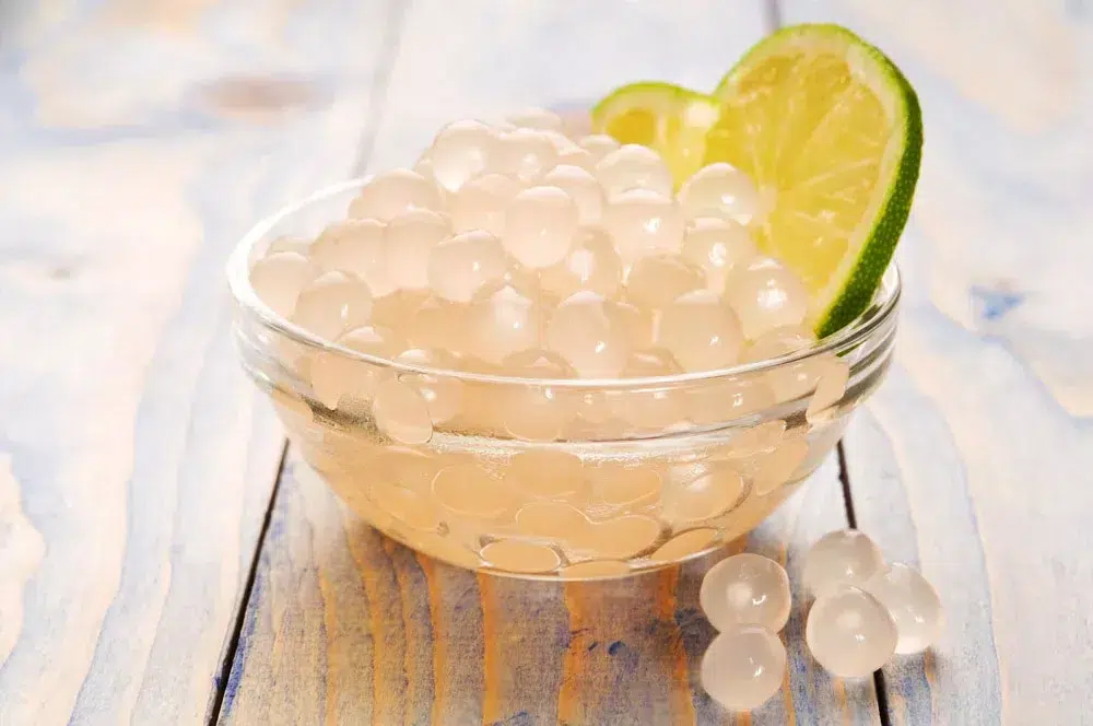 bubble tea white pearl
