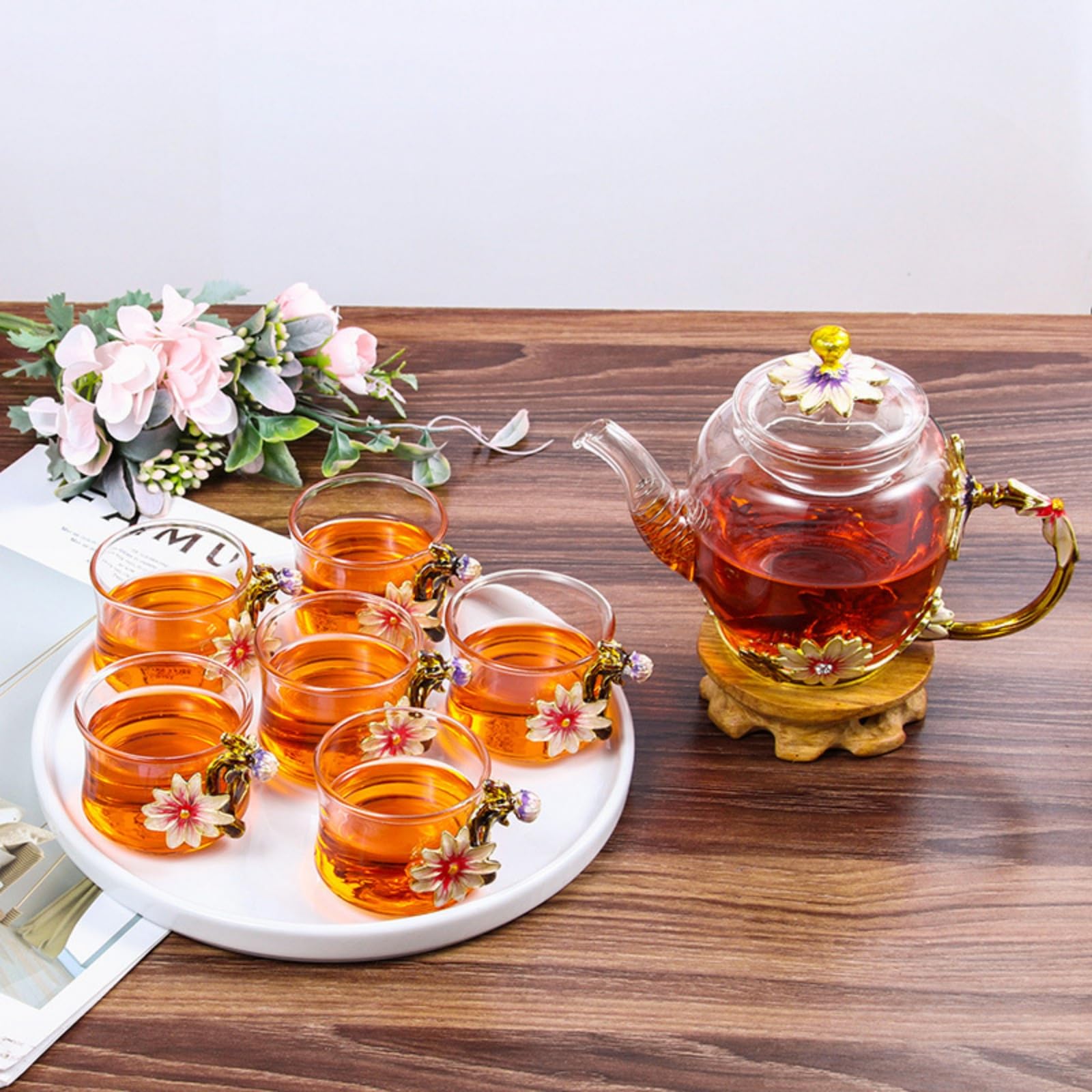 glass tea set types, a comprehensive guide to different styles and designs available!
