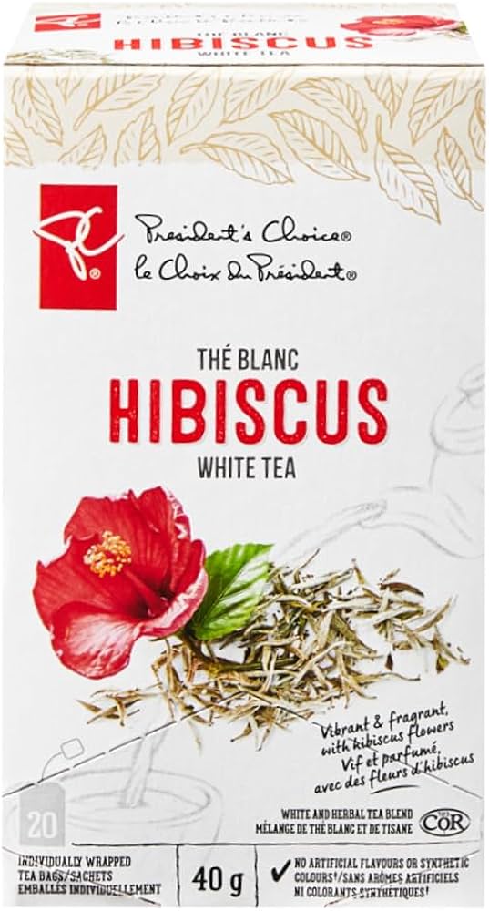 white hibiscus tea