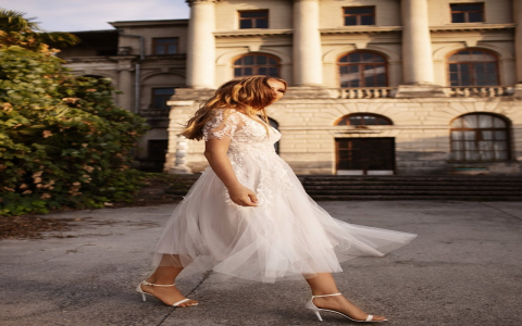 tea length dresses white