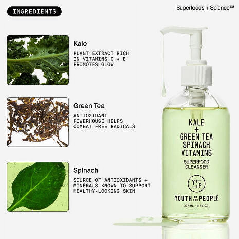 kale green tea spinach cleanser