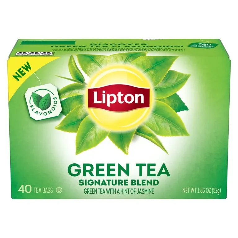 lipton green tea caffeine