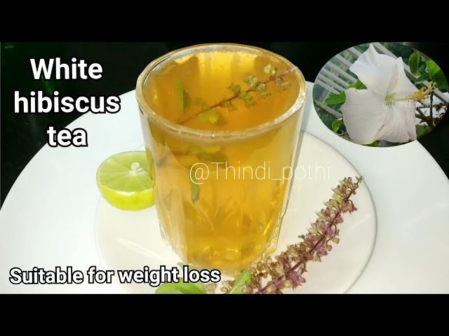 white hibiscus tea