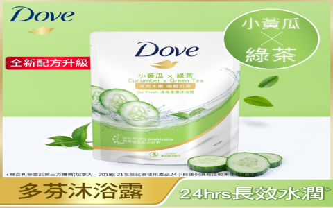 cucumber and green tea dove