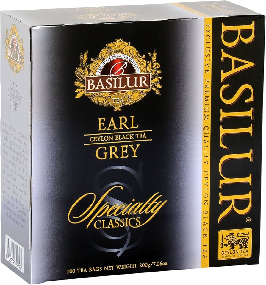 Get Black Tea Earl Grey 100 Tea Bags - Basilur Online (Easy Ordering and Big Savings)