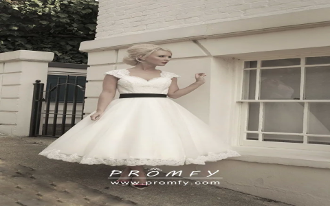 white tea length dresses weddings