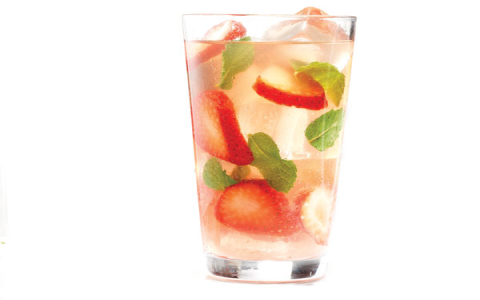 strawberry green tea