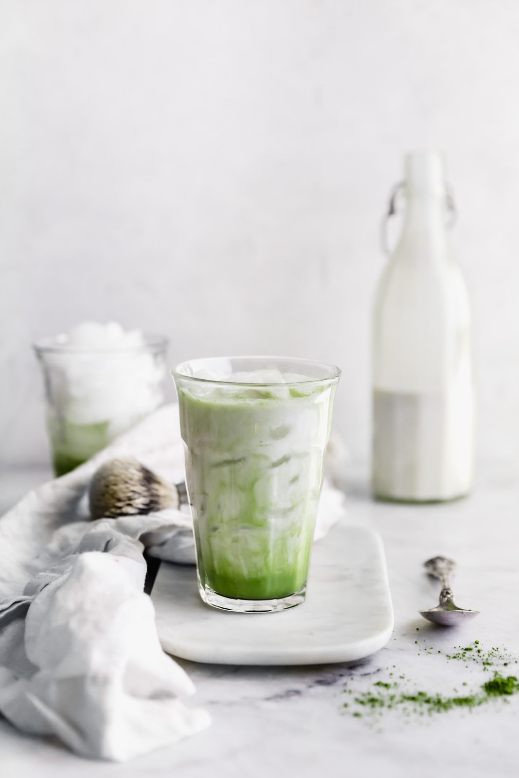 white chocolate matcha tea